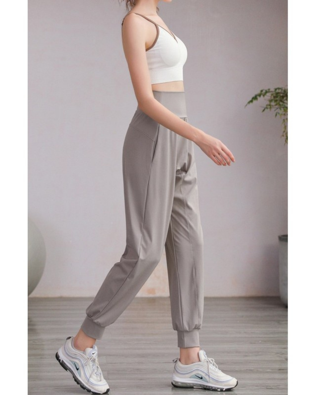 Super stretch smooth pants normal fit 2239