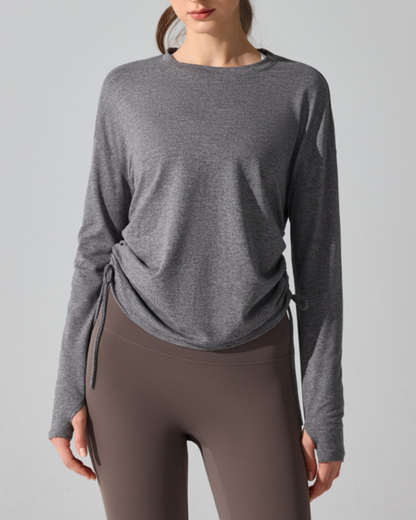 スヴニールドレープロングカットソー 3949