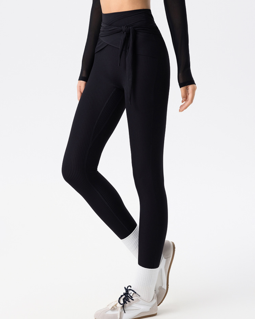 クロスリブハイウエストレギンス 3882