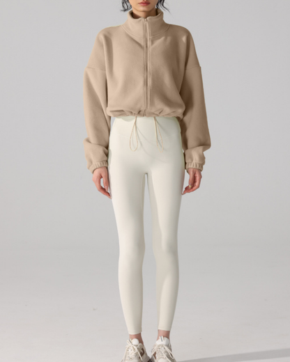 スタンドカラードロストウォームジップジャケット 3919