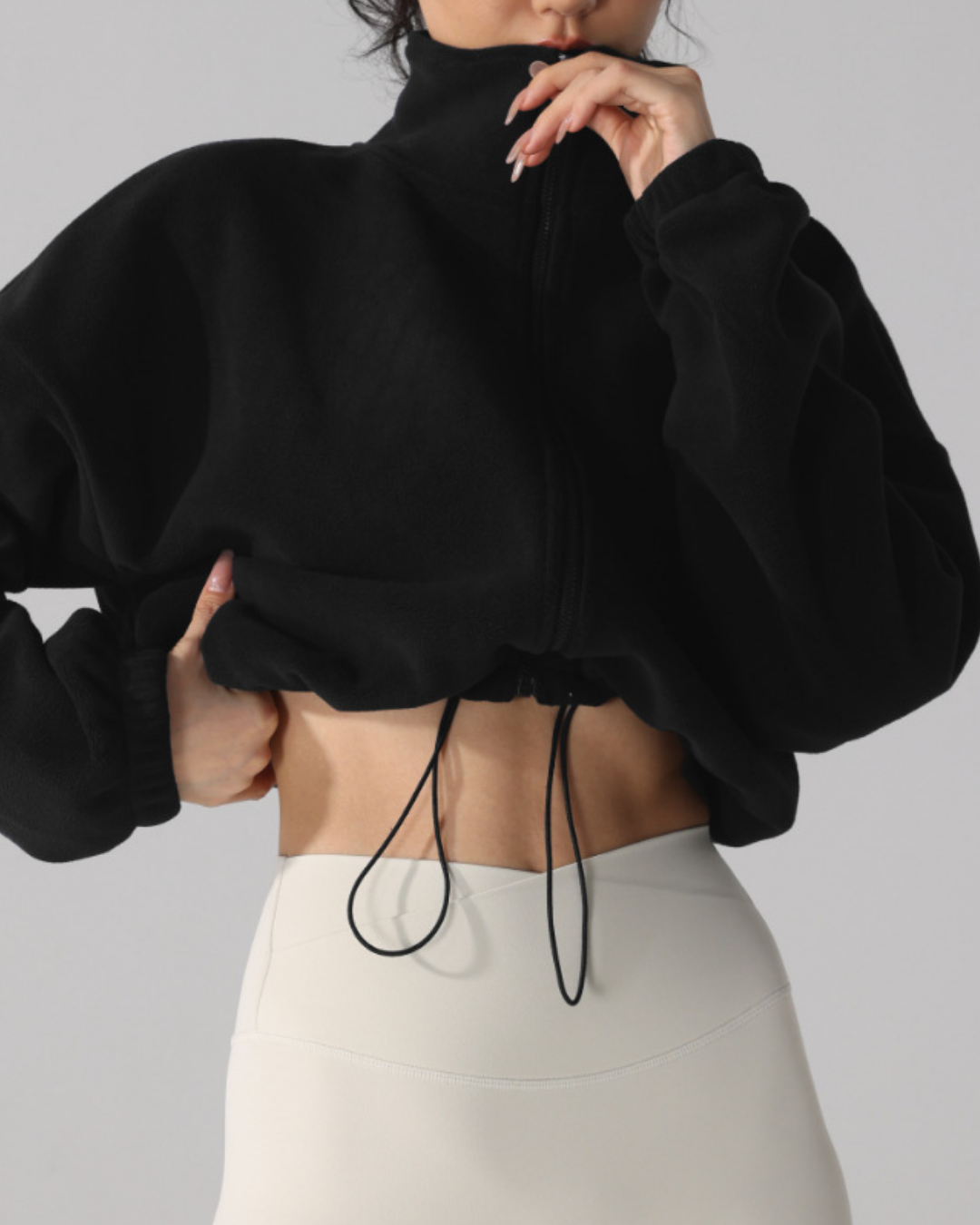 スタンドカラードロストウォームジップジャケット 3919