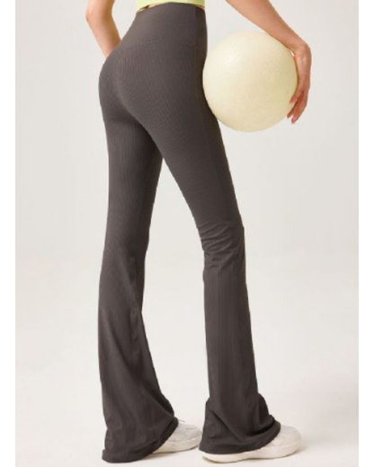 リブフレアパンツ 3879