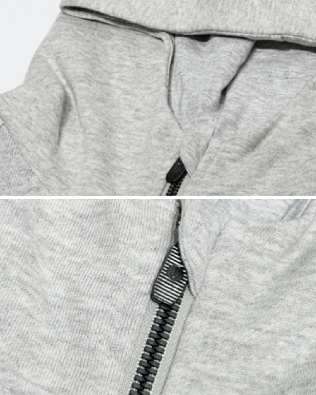 ハイネックサムホールフルジップフーディー 3947