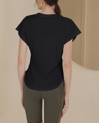 Waist squeeze French sleeve T 2517