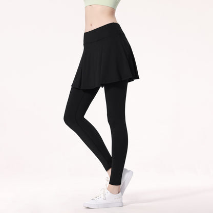 Tuck skirt yoga leggings 2978