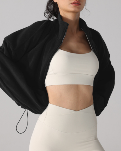 スタンドカラードロストウォームジップジャケット 3919