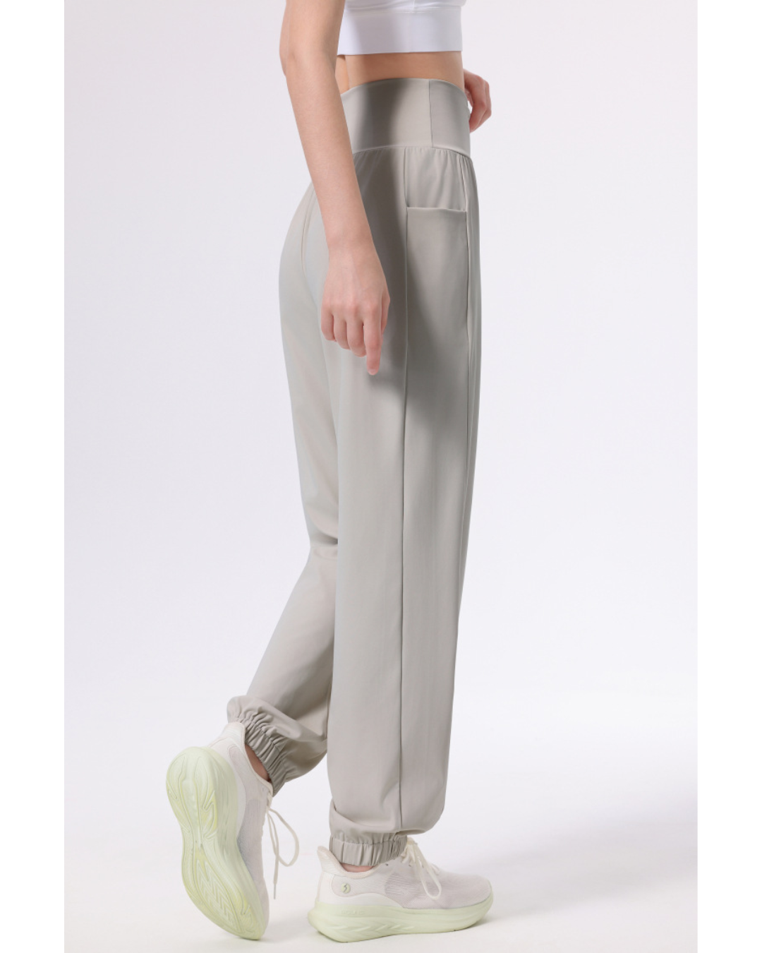 ニュアンスカラードレープジョガーパンツ 3946