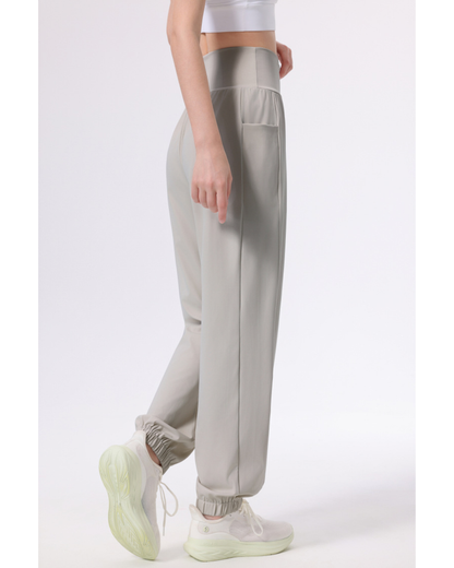 ニュアンスカラードレープジョガーパンツ 3946