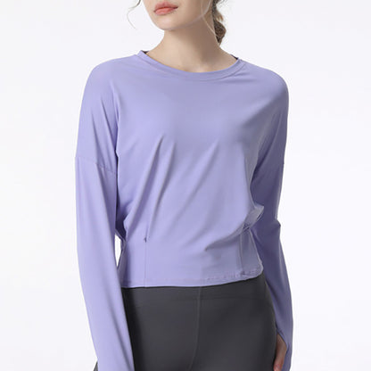 Waist tuck thumbhole cut and sew 2979