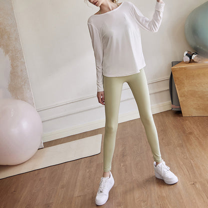 Two Face Drape Yoga Blouse 2687