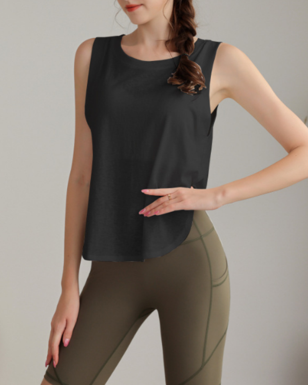 Twain Drop Yoga Tank 2534