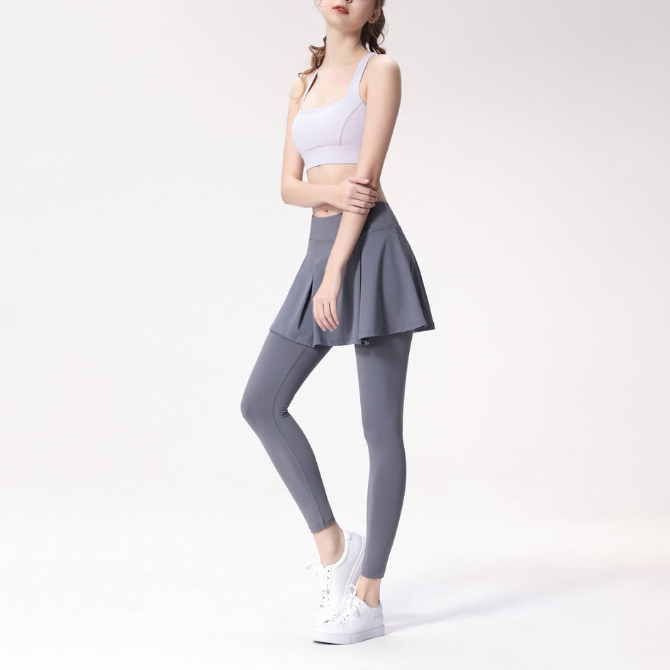 Tuck skirt yoga leggings 2978