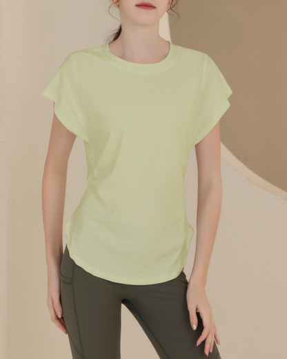 Waist squeeze French sleeve T 2517