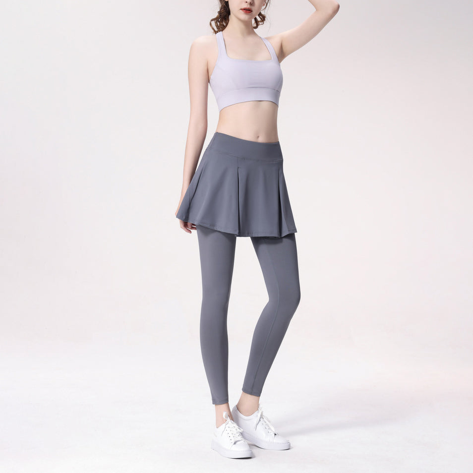 Tuck skirt yoga leggings 2978