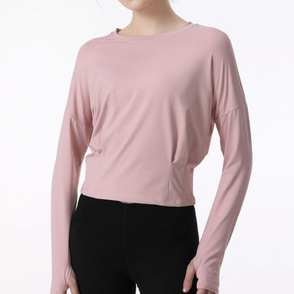 Waist tuck thumbhole cut and sew 2979