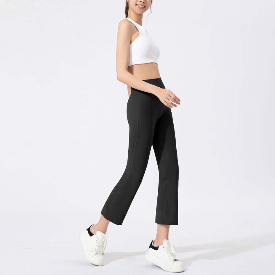 Cropped straight yoga leggings pants 2938