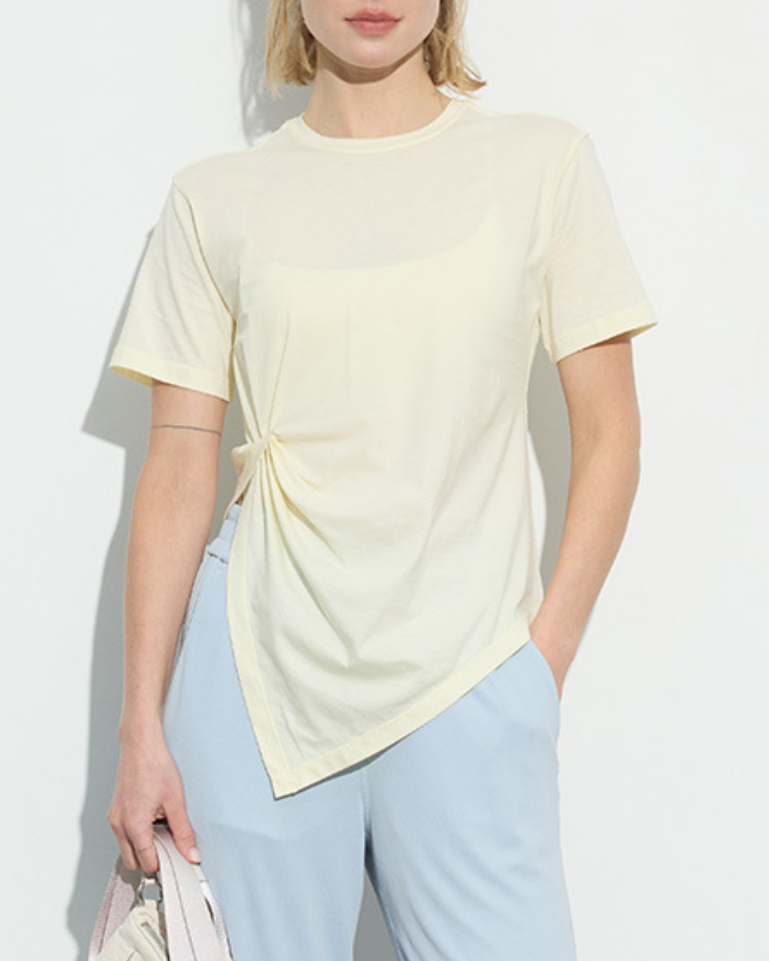 ロケスリットヨガTシャツ 3681