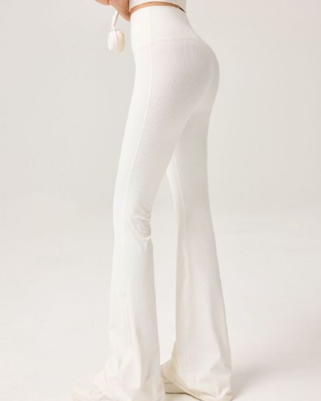 リブフレアパンツ 3879