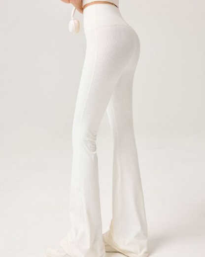 リブフレアパンツ 3879