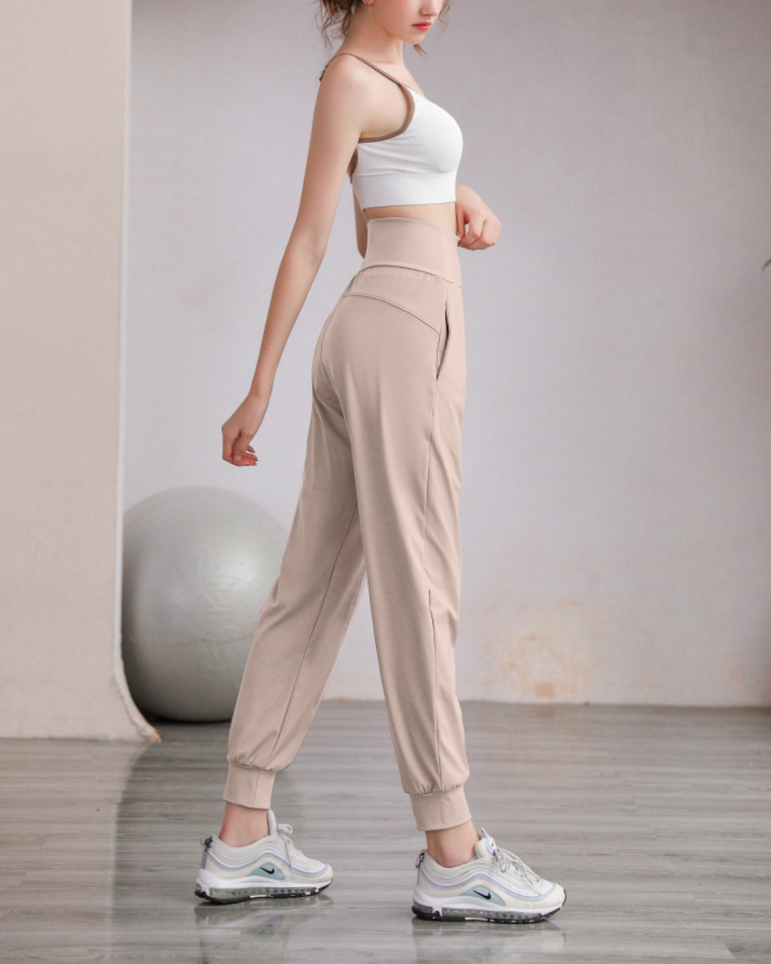 Super stretch smooth pants normal fit 2239