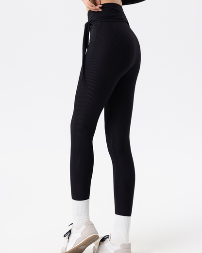 クロスリブハイウエストレギンス 3882