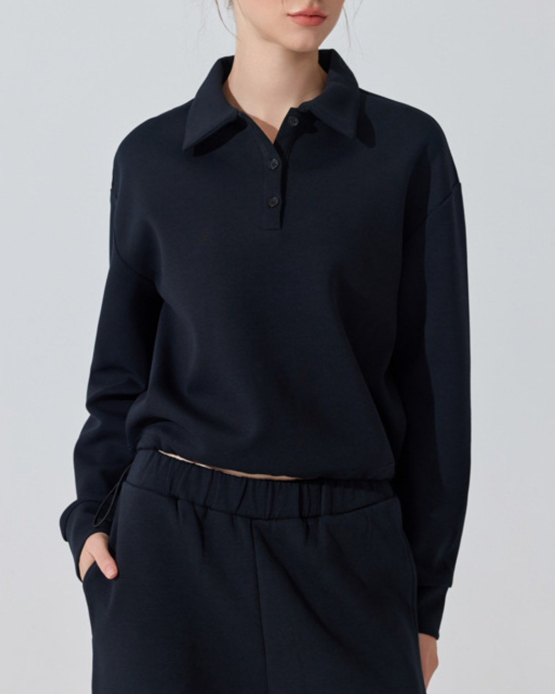 ドロストヘムポロカラースウェット 3951