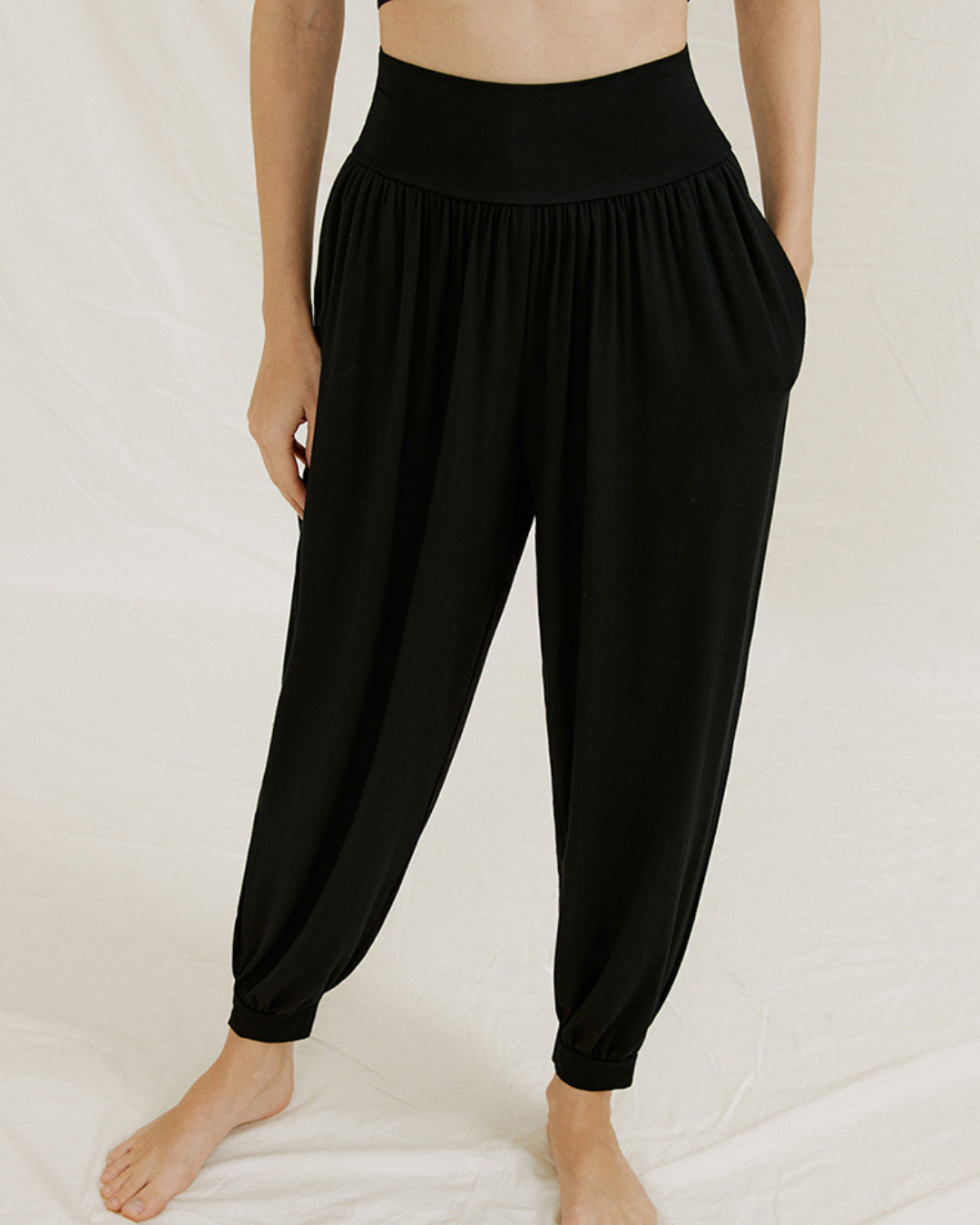 シュシュリラックスヨガパンツ 3992