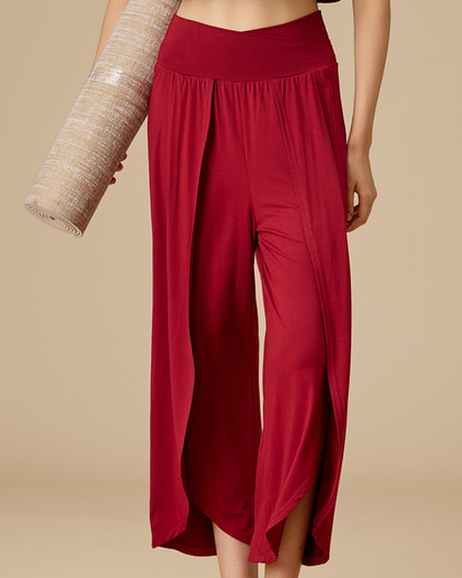 ラウンドヘムタックフレアパンツ 3913