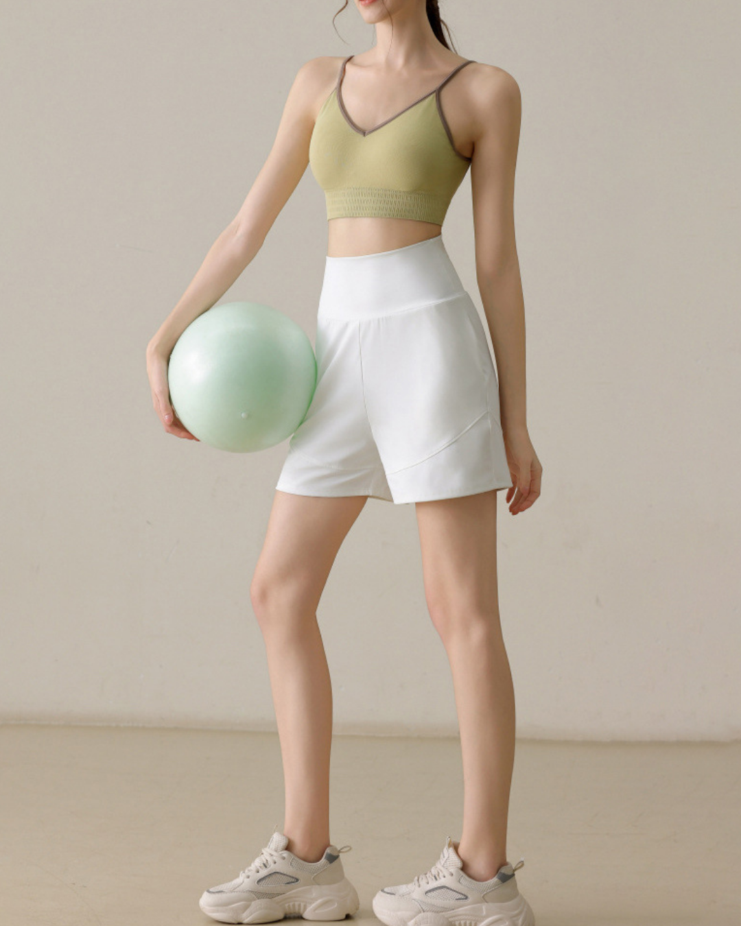 ニュアンスカラーヨガハーフパンツ 3194