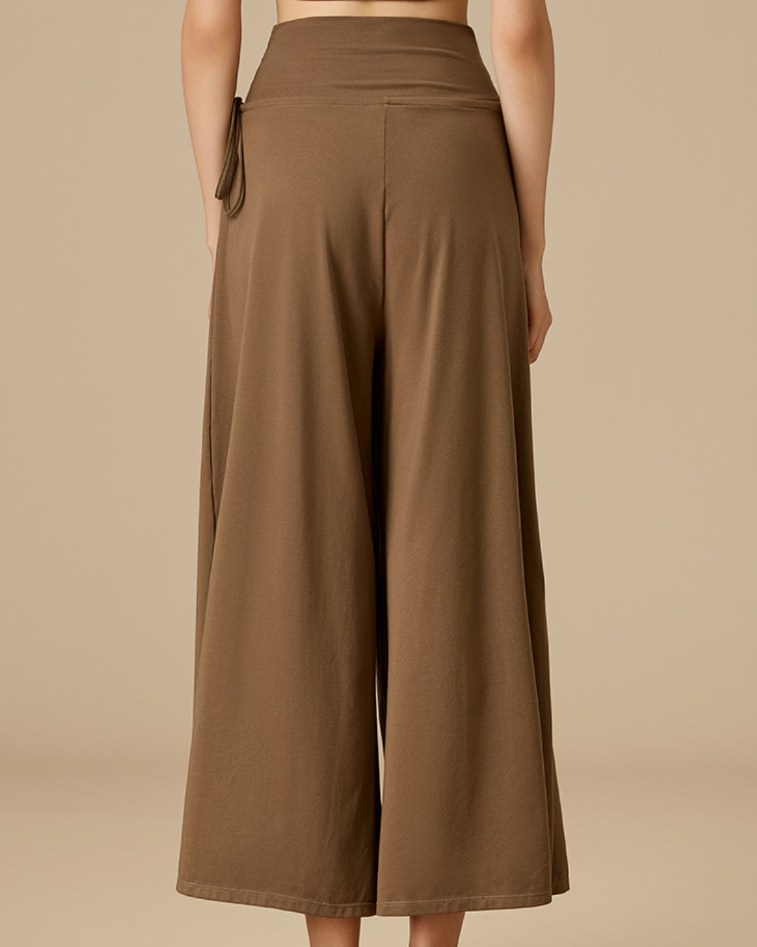 サイドスリットワイドフレアパンツ 3914