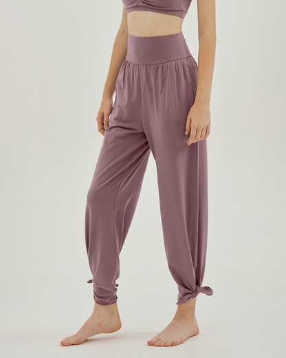 美くびれフィットスリットヘムヨガパンツ 2143