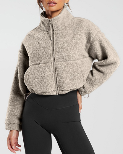 ドロストハイネックボアブルゾン 3935