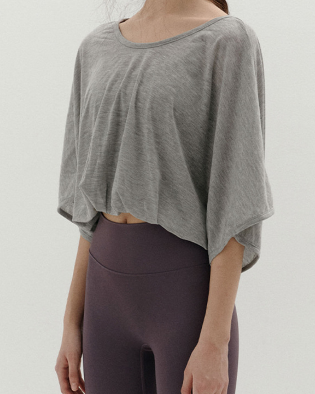 ハーフシアールーズスリーブヨガブラウス 2551