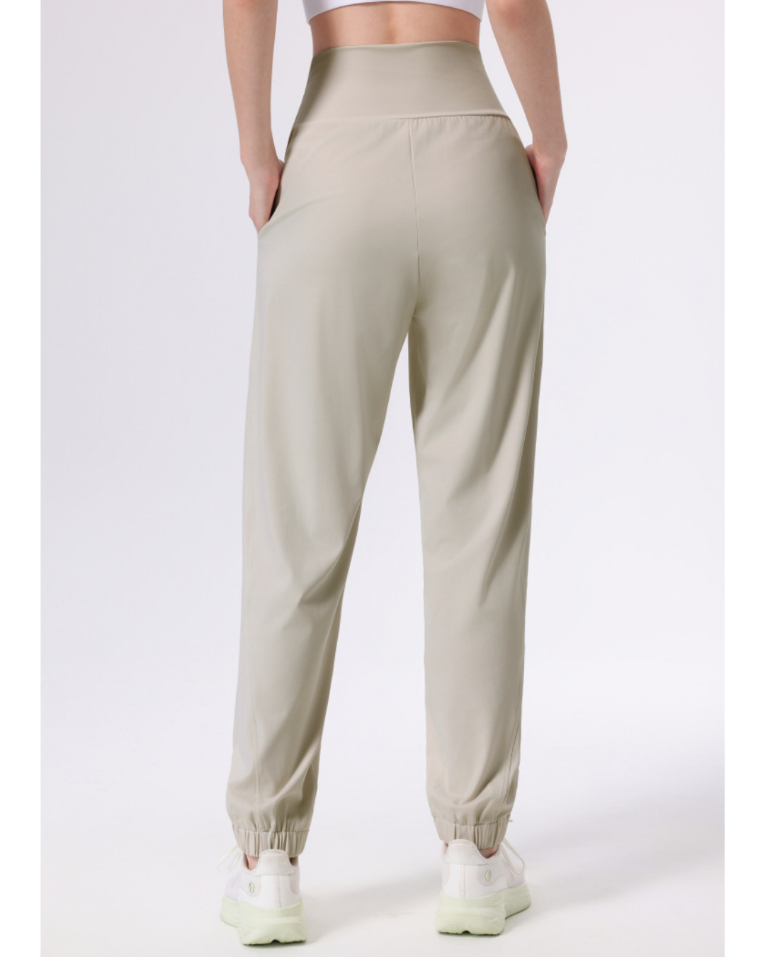 ニュアンスカラーギャザーアンクルヨガパンツ 3944