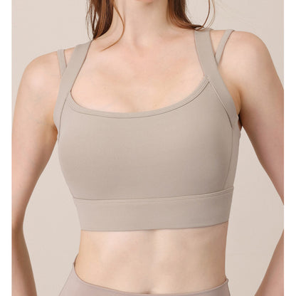 Cross strap yoga bra top 2918