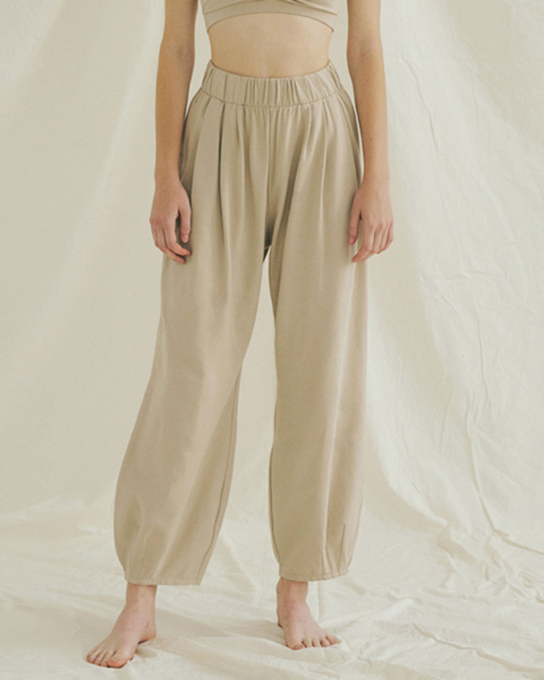 草木染めヨガウェア アラジンパンツ エコ 自然派 タイダイ ハイウエスト アラジンハイストレッチヨガパンツ 2145 – ヨガウェア専門店