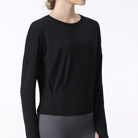 Waist tuck thumbhole cut and sew 2979