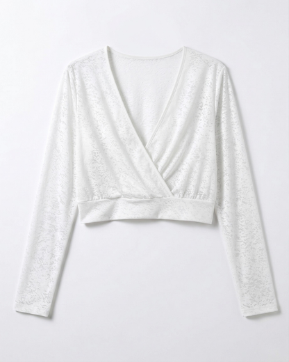 ミラージュカシュクールヨガロングトップ 3850