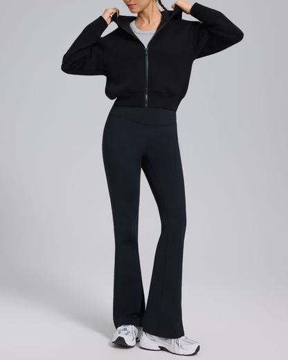 スフレタッチジップアップフリースジャケット 3931