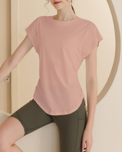 Waist squeeze French sleeve T 2517