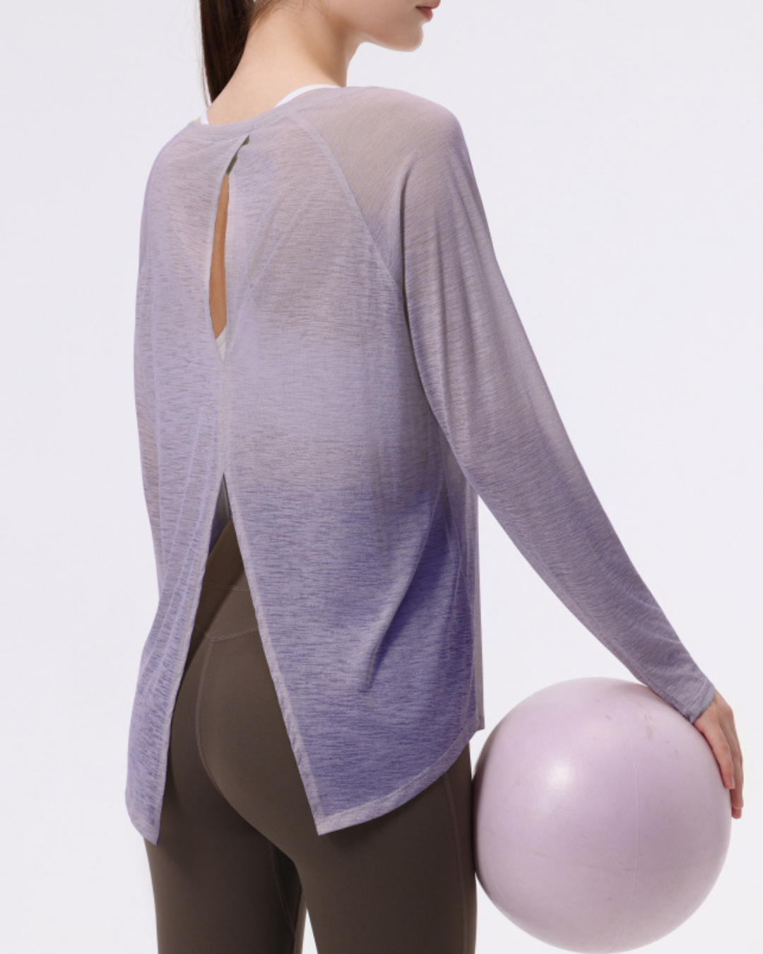 バックシャンエアリーシアーカットソー 3954