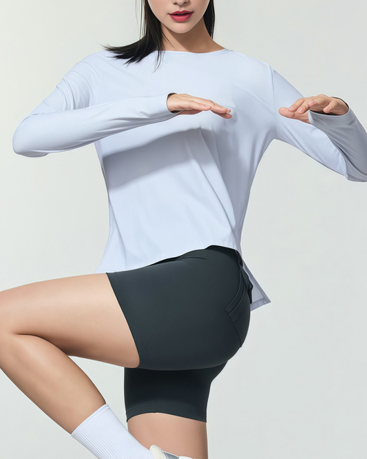 ヴェールサイドスリットボートネックカットソー 3943