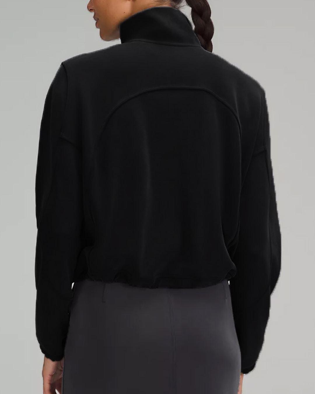 ソフトタッチハーフジップハイネックプルオーバー 3938