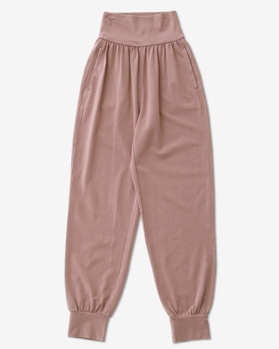 Rib pleated ez yoga pants 2350