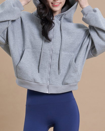 オーバーサイズウォームアップジップフーディー 3926