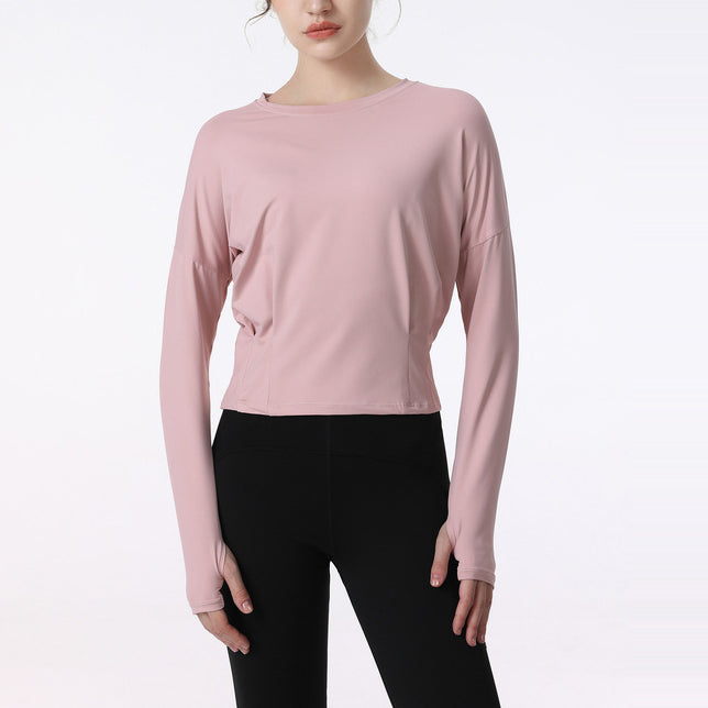 Waist tuck thumbhole cut and sew 2979