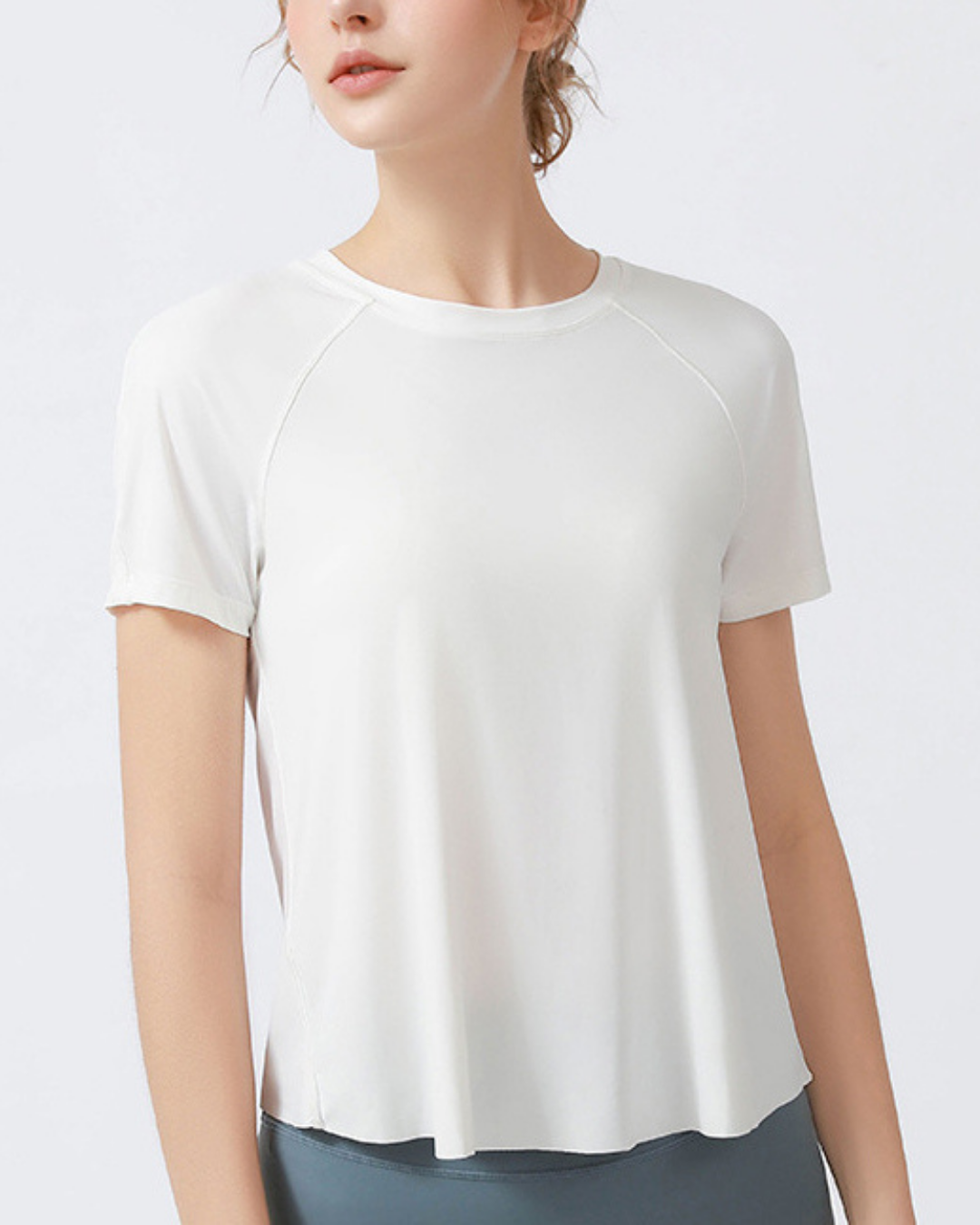 ラップバックヨガTシャツ 3156