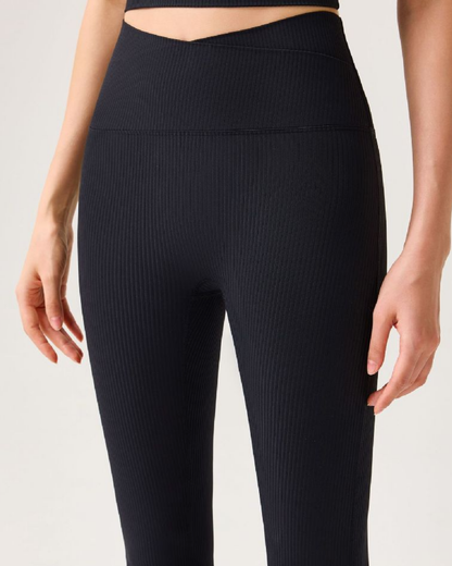 リブフレアパンツ 3879