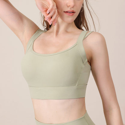 Cross strap yoga bra top 2918