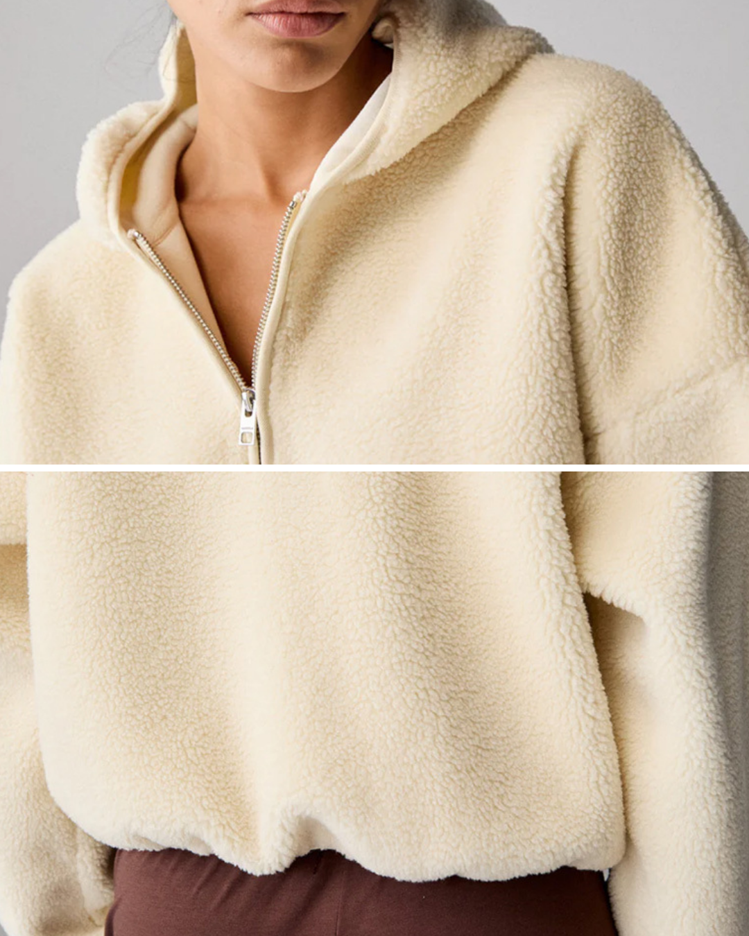 ウォームボアフーディショートブルゾン 3940